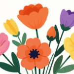 colorful flowers