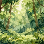 forest trees and bushes