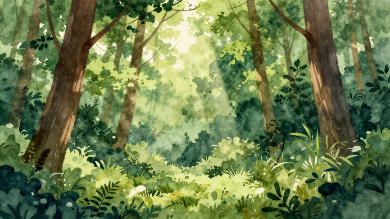 Forest Trees and Bushes