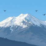 mountain snow view