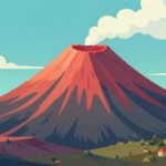 smoking volcano