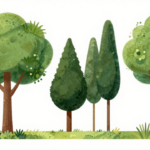 variety of trees