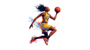 basketball player jump
